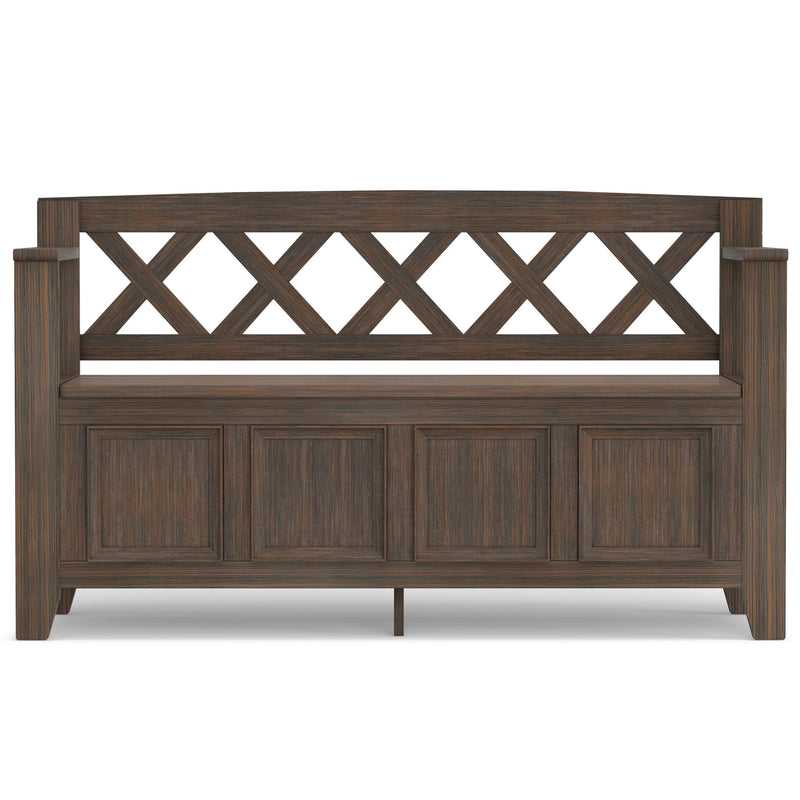 Amherst - Handcrafted Entryway Storage Bench - R&R Furniture Gallery (Fountain Valley, CA)