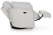 Alainmont Next-Gen Nuvella - Swivel Power Recliner - R&R Furniture Gallery (Fountain Valley, CA)