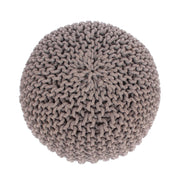 Moro - Knitted Round Pouf With Pumpkin Shape - R&R Furniture Gallery (Fountain Valley, CA)