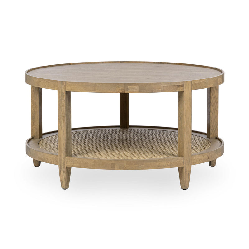 Devin - Solid Wood Round Table - R&R Furniture Gallery (Fountain Valley, CA)