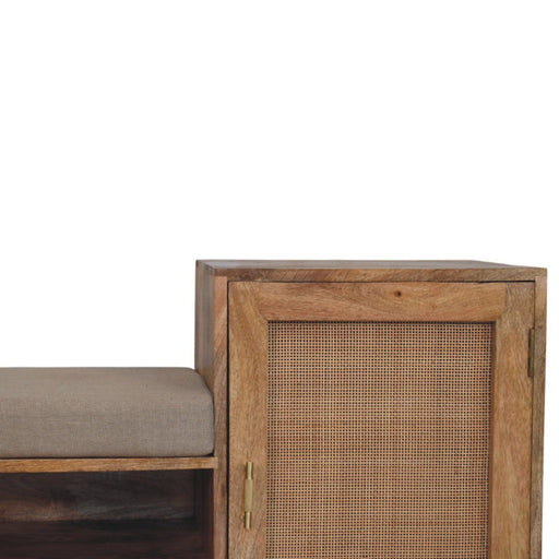 Larissa - 2 Slot Bench Unit - Beige - R&R Furniture Gallery (Fountain Valley, CA)