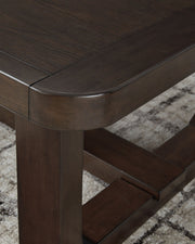 Breckington - Rectangular Cocktail Table - Dark Brown - R&R Furniture Gallery (Fountain Valley, CA)