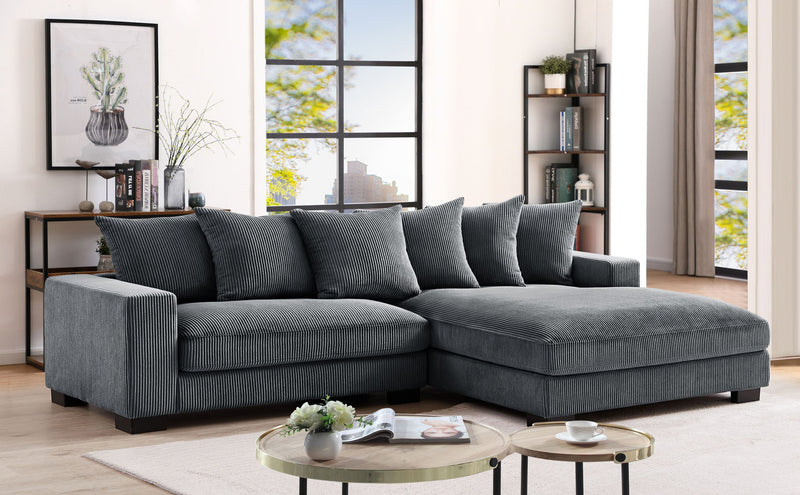 Luxe - Oversized 2 Piece Sectional Couches For Living Room, L Shaped Sofa With Chaise - R&R Furniture Gallery (Fountain Valley, CA)