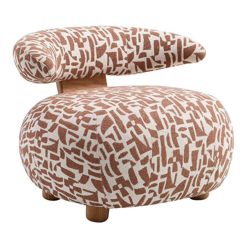 Lynn - Accent Chair - Brown - R&R Furniture Gallery (Fountain Valley, CA)