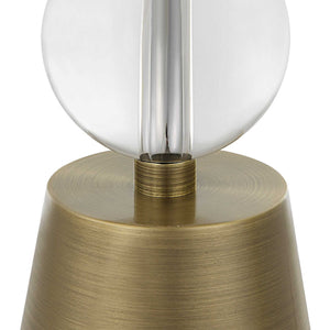 Annily - Crystal Table Lamp - Brass