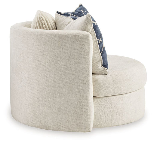 Padova - Swivel Accent Chair - Ivory - R&R Furniture Gallery (Fountain Valley, CA)