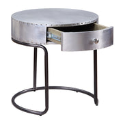 Brancaster - 21" End Table - Aluminum - R&R Furniture Gallery (Fountain Valley, CA)