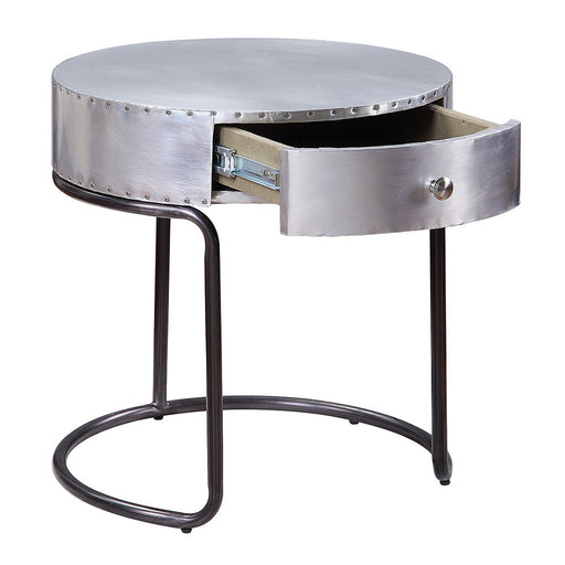 Brancaster - 21" End Table - Aluminum - R&R Furniture Gallery (Fountain Valley, CA)