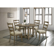 Parfield - Round Dining Table - Weathered Oak - R&R Furniture Gallery (Fountain Valley, CA)