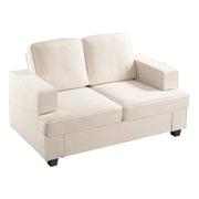 Modern Loveseat, Comfortable 2 Seater Couch With Deep Seating, Loose Back Cushions, Wide Arms - R&R Furniture Gallery (Fountain Valley, CA)