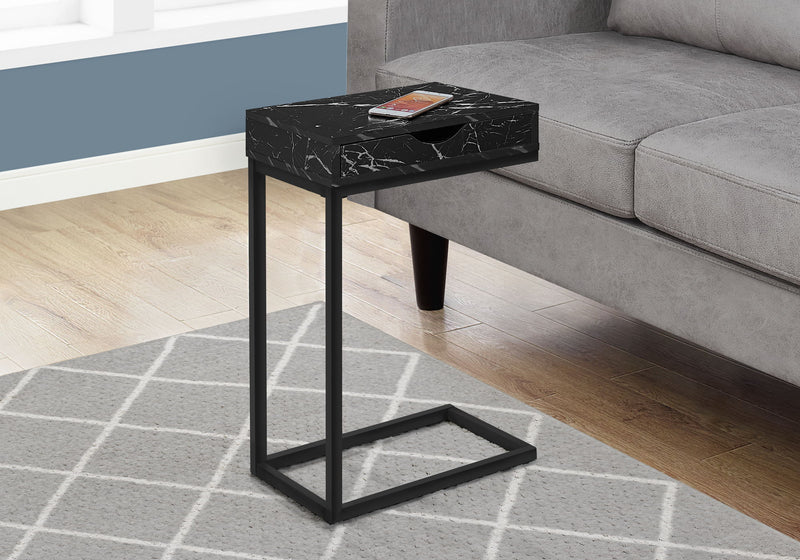 Accent Table, C - Shaped Contemporary & Modern Elegant Design - R&R Furniture Gallery (Fountain Valley, CA)