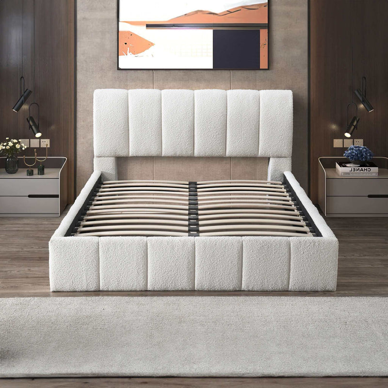 Hilar - Elegant Design Platform Bed - R&R Furniture Gallery (Fountain Valley, CA)