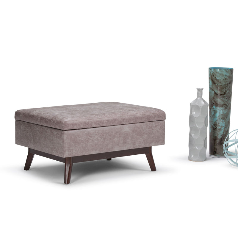 Owen - Upholstered Rectangular Storage Ottoman - R&R Furniture Gallery (Fountain Valley, CA)