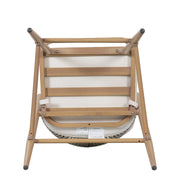 Outdoor Bar Height Metal Frame Counter Stools With Scallop Shaped Backrest & Water Resistant Cushions - R&R Furniture Gallery (Fountain Valley, CA)