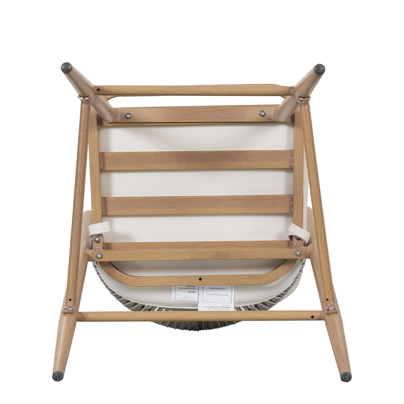 Outdoor Bar Height Metal Frame Counter Stools With Scallop Shaped Backrest & Water Resistant Cushions - R&R Furniture Gallery (Fountain Valley, CA)
