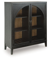 Armenleigh - Bar Cabinet - Black / Brown - R&R Furniture Gallery (Fountain Valley, CA)