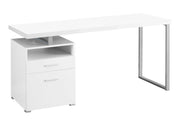 Computer Desk For Home Office, Laptop, Left Right Set - Up, Storage Drawers, Contemporary & Modern - R&R Furniture Gallery (Fountain Valley, CA)