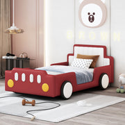 Race Car Shaped Platform Bed With Wheels - R&R Furniture Gallery (Fountain Valley, CA)