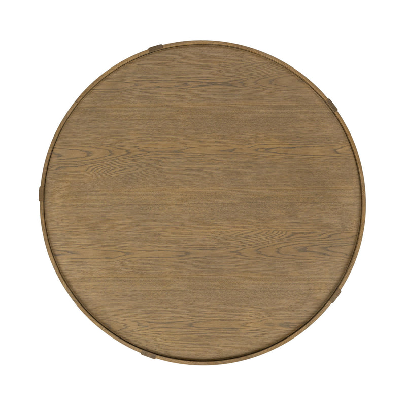 Devin - Solid Wood Round Table - R&R Furniture Gallery (Fountain Valley, CA)