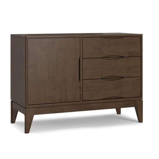 Harper - 3 Drawer Sideboard - Walnut Brown - R&R Furniture Gallery (Fountain Valley, CA)