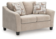 Willarae - 2 Pc. - Sofa, Loveseat - Taupe - R&R Furniture Gallery (Fountain Valley, CA)