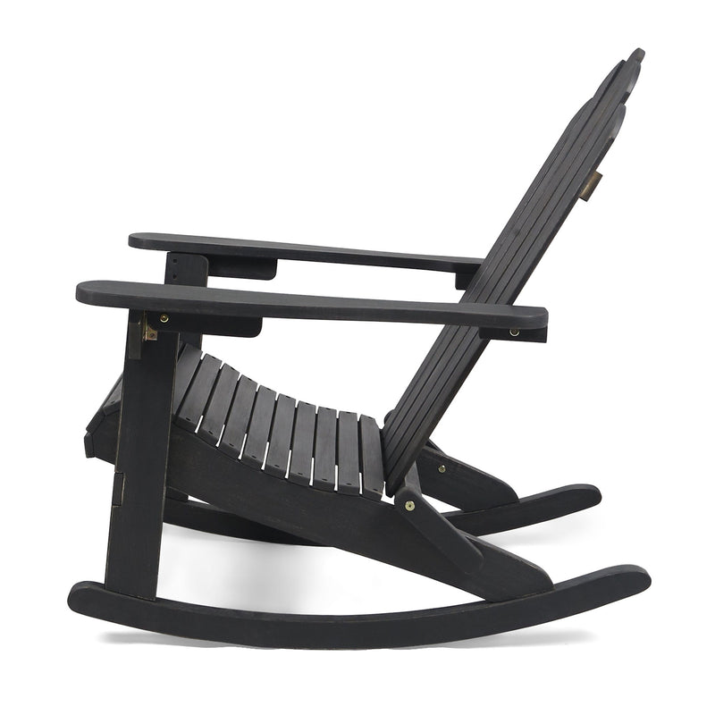 Echoes - Outdoor Acacia Wood Adirondack Rocking Chair - R&R Furniture Gallery (Fountain Valley, CA)