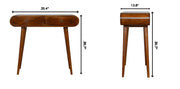 Solid Wood Curved Edge Console Table - R&R Furniture Gallery (Fountain Valley, CA)