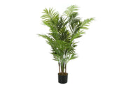 47" Tall, Artificial Plant, Areca Palm Tree, Indoor, Faux, Fake, Floor, Greenery, Potted, Real Touch, Decorative - Green / Black - R&R Furniture Gallery (Fountain Valley, CA)