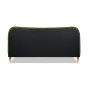 Roman - Curved Headboard Upholstered Platform Bed - R&R Furniture Gallery (Fountain Valley, CA)