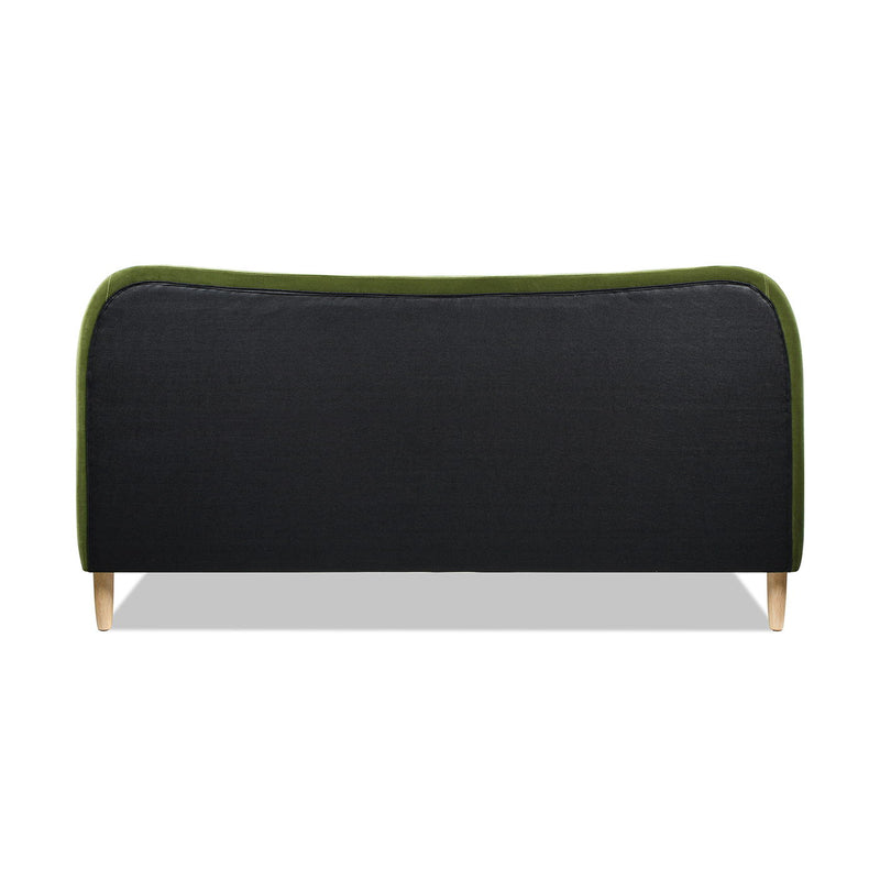 Roman - Curved Headboard Upholstered Platform Bed - R&R Furniture Gallery (Fountain Valley, CA)