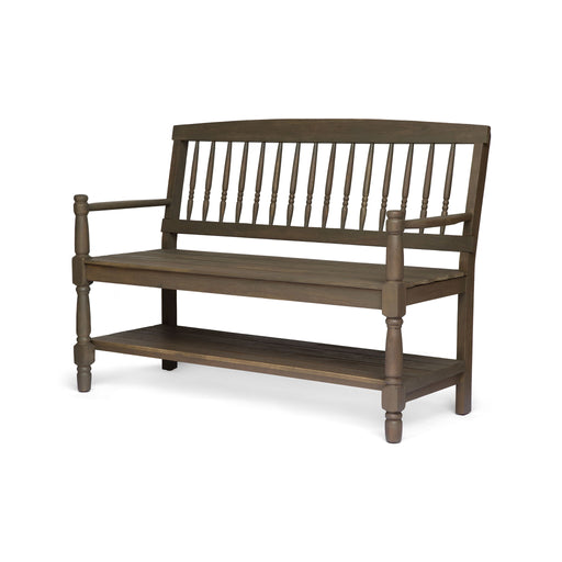 Imperial - Bench With Built In Shelf - R&R Furniture Gallery (Fountain Valley, CA)