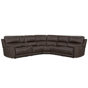 Parker Living Power Reclining Sectional with adjustable headrests, featuring plush cushions and modern design.