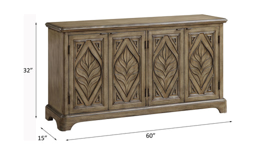 Orana - Console Cabinet - Oak - R&R Furniture Gallery (Fountain Valley, CA)