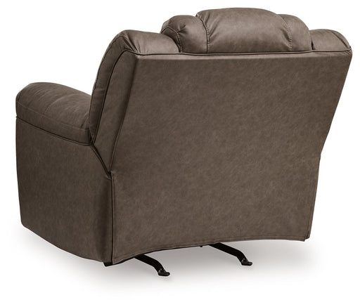 Lowilla - Rocker Recliner - Driftwood - R&R Furniture Gallery (Fountain Valley, CA)