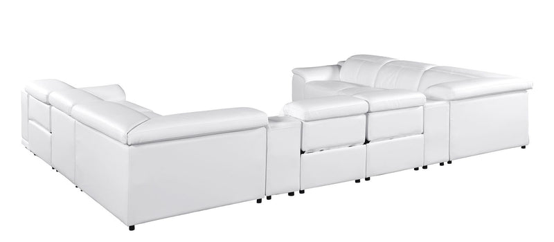 9762 - 10-Piece U-Shaped Sectional Sofa With 4 Power Recliners