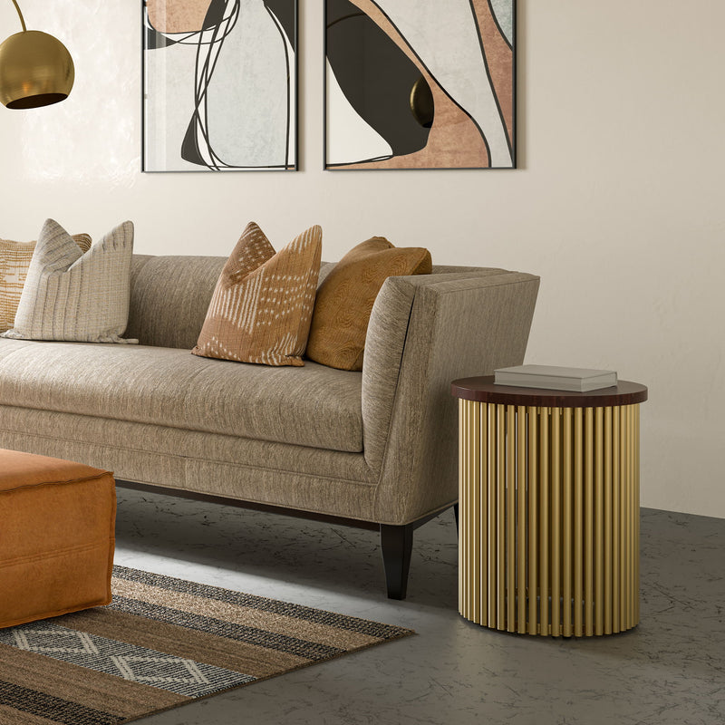 Demy - Handcrafted Metal Accent Table - R&R Furniture Gallery (Fountain Valley, CA)