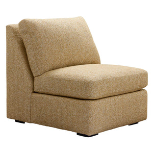 Luxe Sofa - Armless - Tweedy Bird Goldfinch