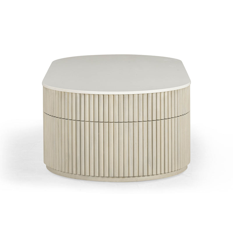 Bella - Oval Coffee Table - R&R Furniture Gallery (Fountain Valley, CA)
