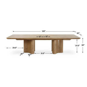 Cecelia - Dining Table - Oak