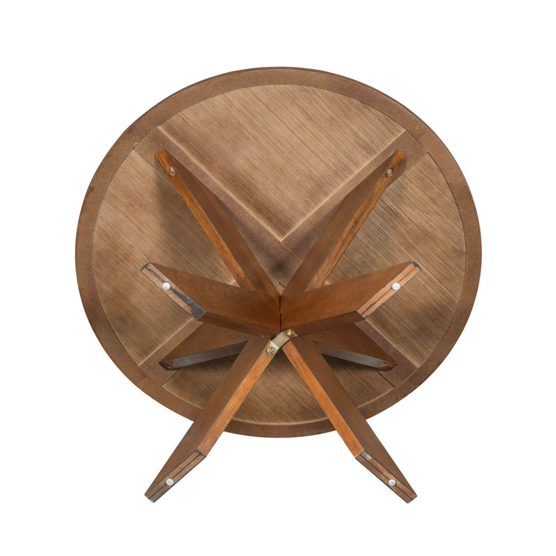 Round Dining Table Kitchen Table - Cherry - R&R Furniture Gallery (Fountain Valley, CA)