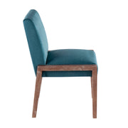 Set of two Lumi Source Carmen contemporary chairs with sleek design and modern style, shown in a living room setting.