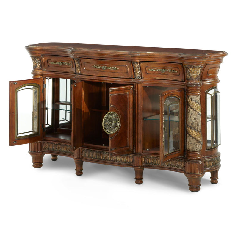 Villa Valencia - Sideboard Mirror - Classic Chestnut - R&R Furniture Gallery (Fountain Valley, CA)