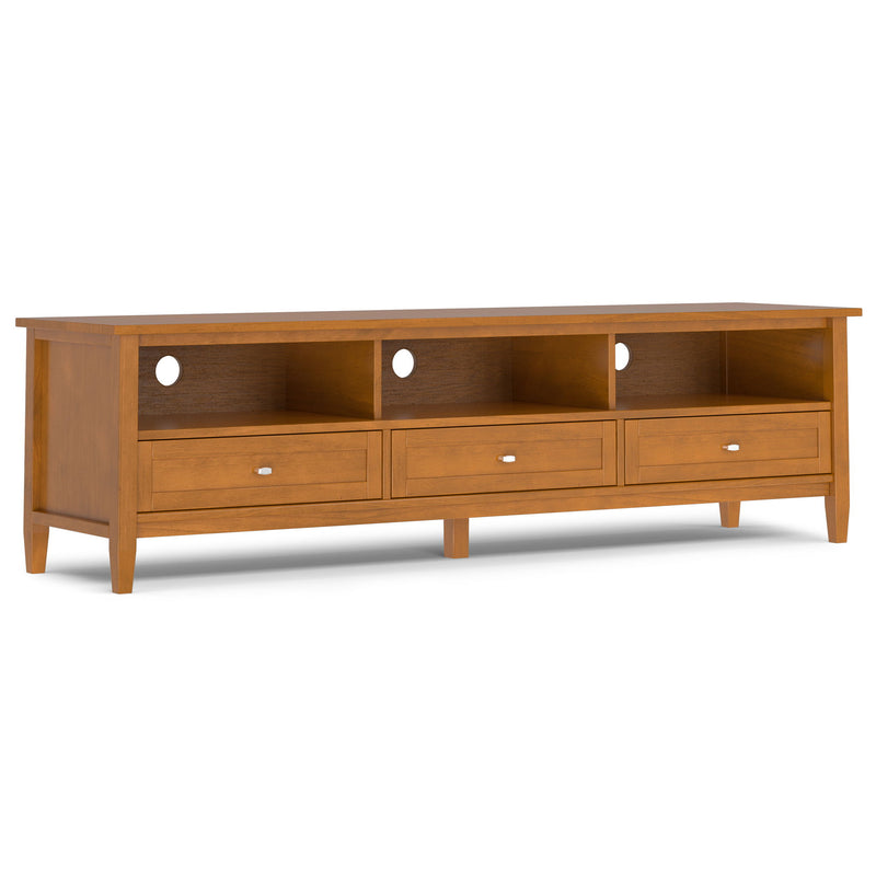 Warm Shaker - Handcrafted Low TV Media Stand - R&R Furniture Gallery (Fountain Valley, CA)