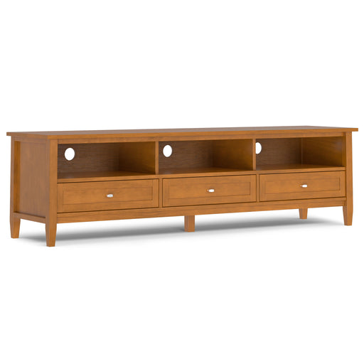 Warm Shaker - Handcrafted Low TV Media Stand - R&R Furniture Gallery (Fountain Valley, CA)