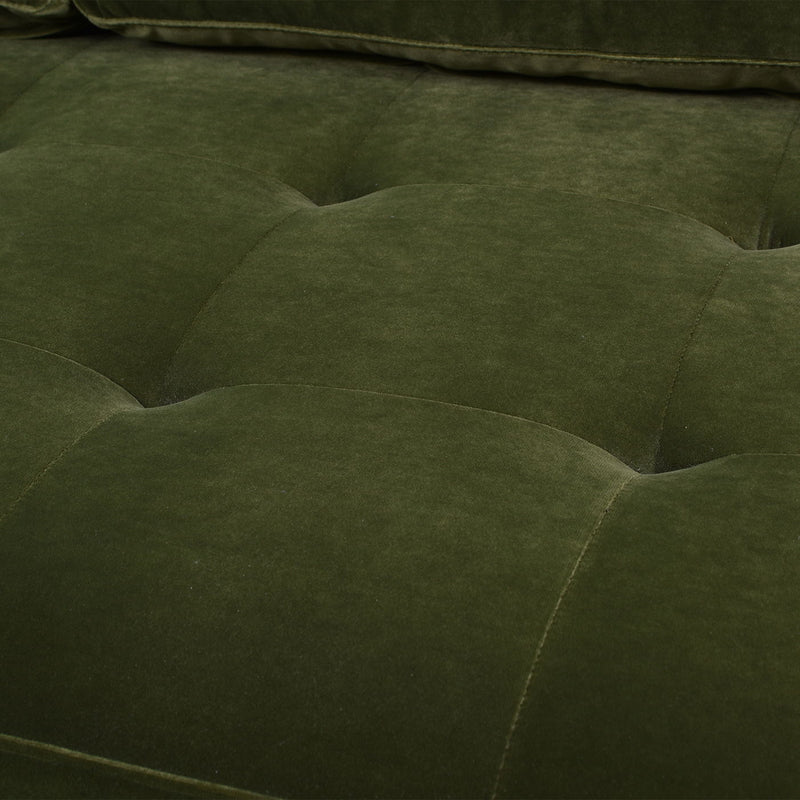 Nicholas - Mid-Century Modern Sofa - Olive Green - R&R Furniture Gallery (Fountain Valley, CA)