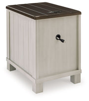 Darborn - Chair Side End Table - Gray / Brown - R&R Furniture Gallery (Fountain Valley, CA)