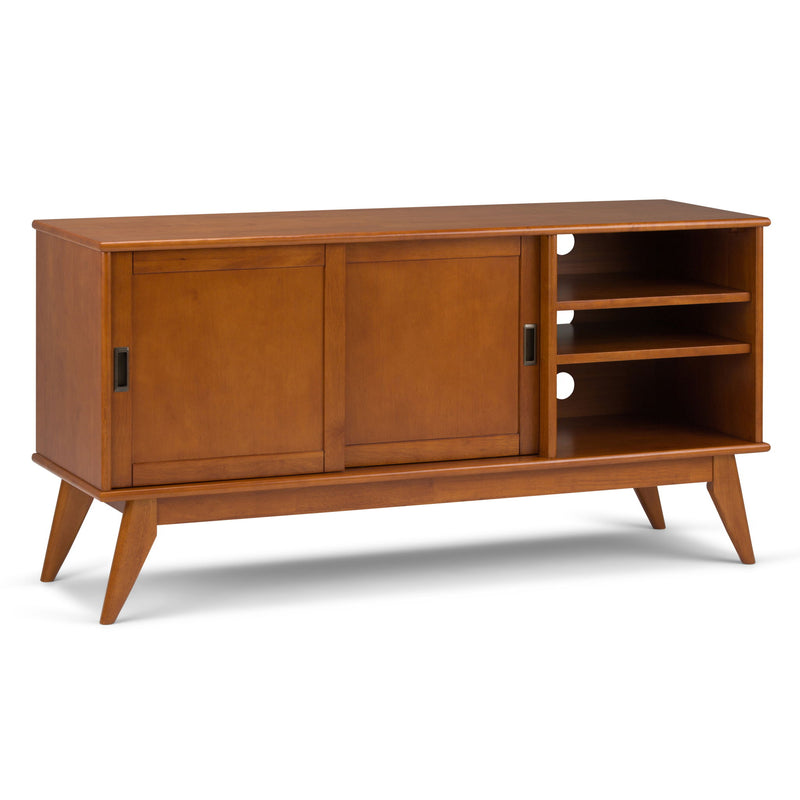 Draper - Handcrafted Mid Century Low TV Media Stand - R&R Furniture Gallery (Fountain Valley, CA)