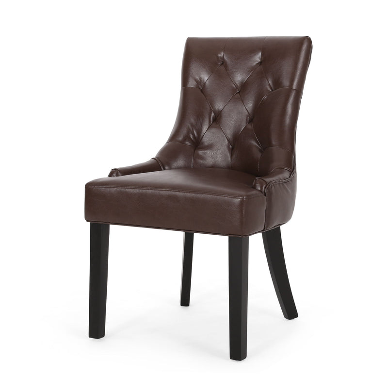 Cheney - Contemporary Dining Chair Tufted Upholstery (Set of 2) - R&R Furniture Gallery (Fountain Valley, CA)