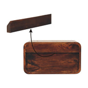 Curved Wall Mounted Bedside Nightstand - R&R Furniture Gallery (Fountain Valley, CA)