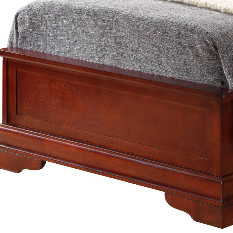 Sleigh Bed With Low Footboard - R&R Furniture Gallery (Fountain Valley, CA)